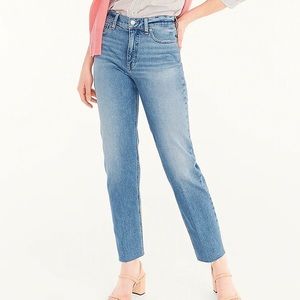 NWT J.Crew Mid-Rise 90’s Classic Straight Jean (27T)